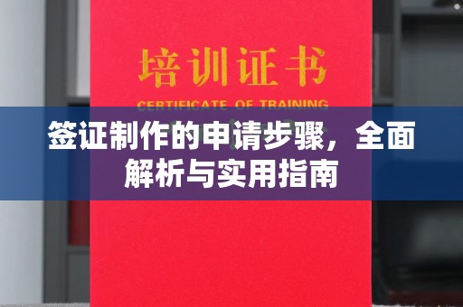 江干签证制作的申请步骤，全面解析与实用指南