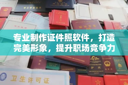 江干专业制作证件照软件，打造完美形象，提升职场竞争力
