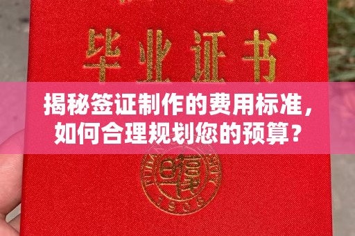 江干揭秘签证制作的费用标准，如何合理规划您的预算？