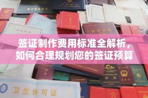江干签证制作费用标准全解析，如何合理规划您的签证预算？